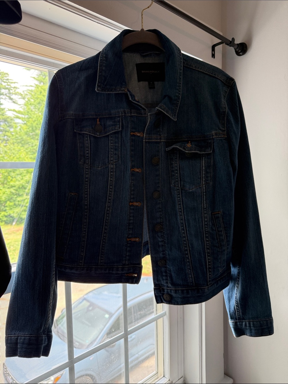 Banana Republic Dark Blue Denim Jean Jacket